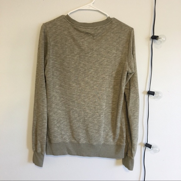 Green Volcom Pocket Crewneck - Picture 2 of 4